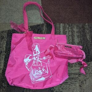 Vintage Lot Juicy Couture Bag  Makeup Travel Pouch Sunglasses Case